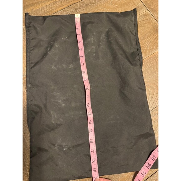 Vintage Harley Davidson Black Bag Eagle Logo wih oldover top - Picture 4 of 4